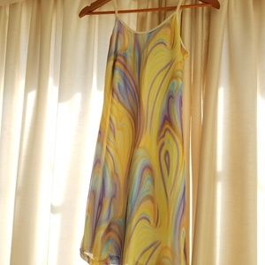 Vintage Swirl Print Dress